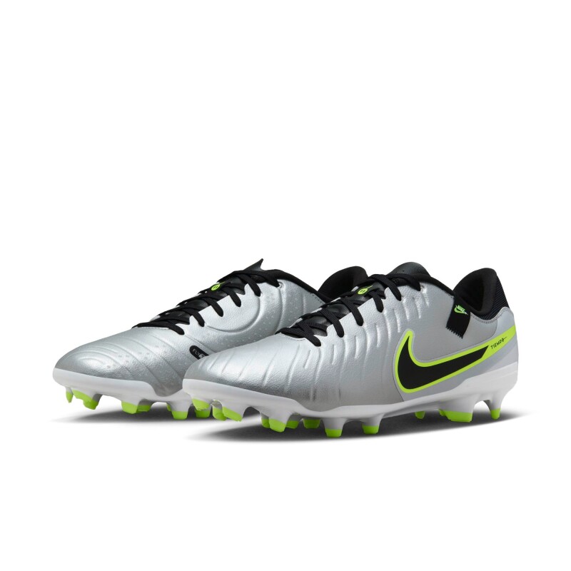 Championes de fútbol Nike Legend 10 Academy FG/MG de Hombre Gris