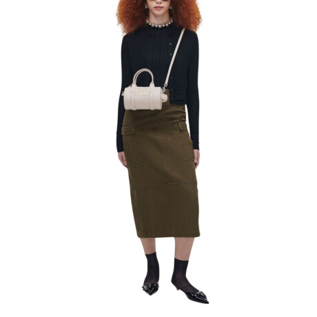 Marc Jacobs - Cartera de cuero, The Mini Duffle Blanco