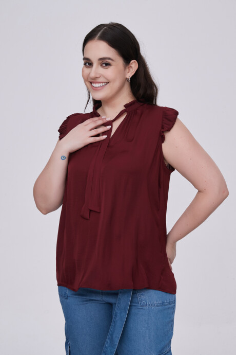 Blusa Daneb Rojo Anaranjado