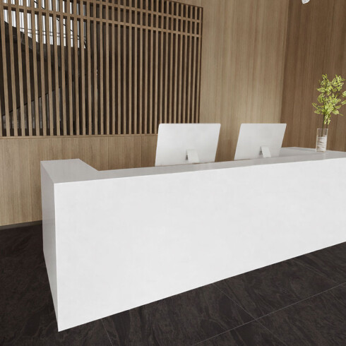 Porcelanato Rustico 80X2.40X1.5 Color Blanco Pleno Apto Para Mesadas GAMAS DE BLANCO