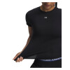 Remera UA Motion Fitted SS Mujer 6013774-008 Negro