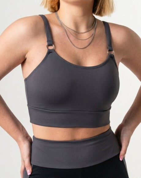 Top deportivo Joy Gris