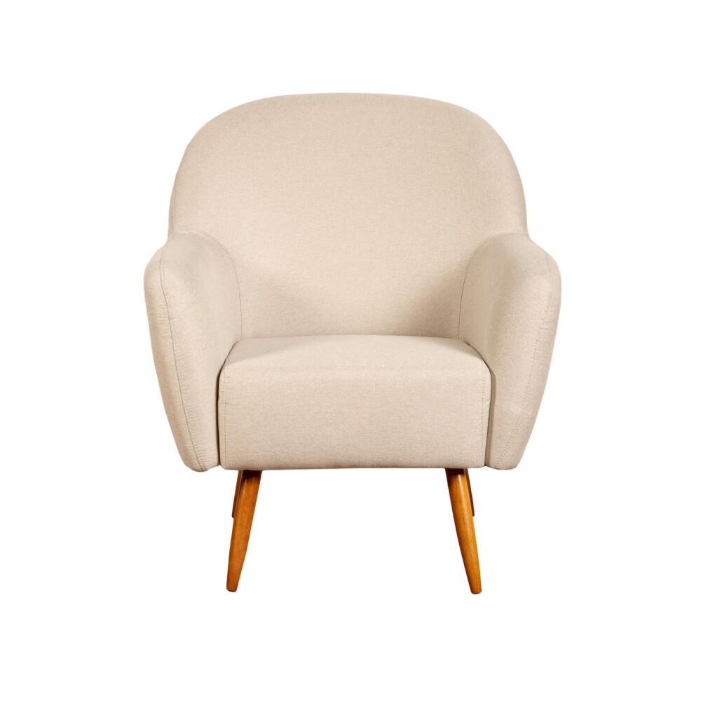 BUTACA TELA-Y-MADERA NATURAL-BEIGE IRIS BEIGE
