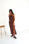 Blue Lagoon Dress Chocolate