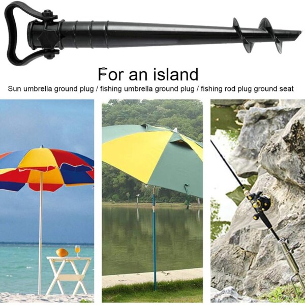 Base para Sombrilla de Playa con Ancla Espiral - IMBACK SOM002 Base para Sombrilla de Playa con Ancla Espiral - IMBACK SOM002