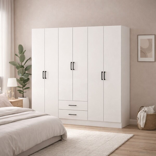 ROPERO - 6 PUERTAS PLATINUM BLANCO