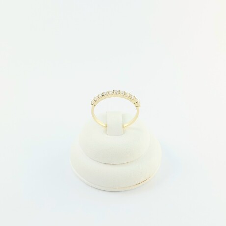 Anillo de oro 9 ktes con circonia. Anillo de oro 9 ktes con circonia.
