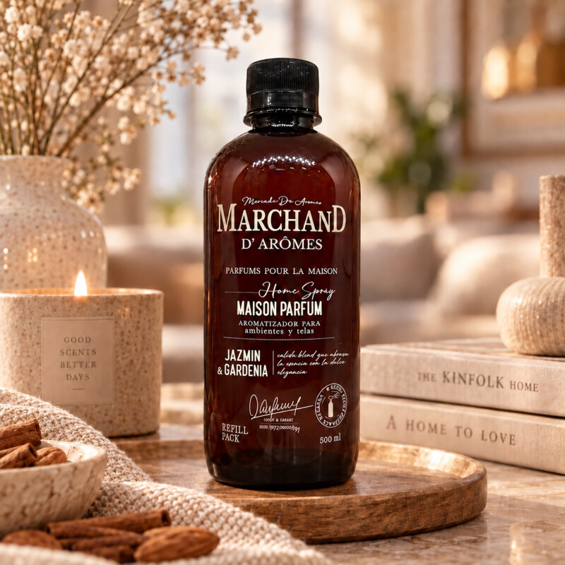 Refill Home Spray Marchand 500ml Jazmin & Gardernia