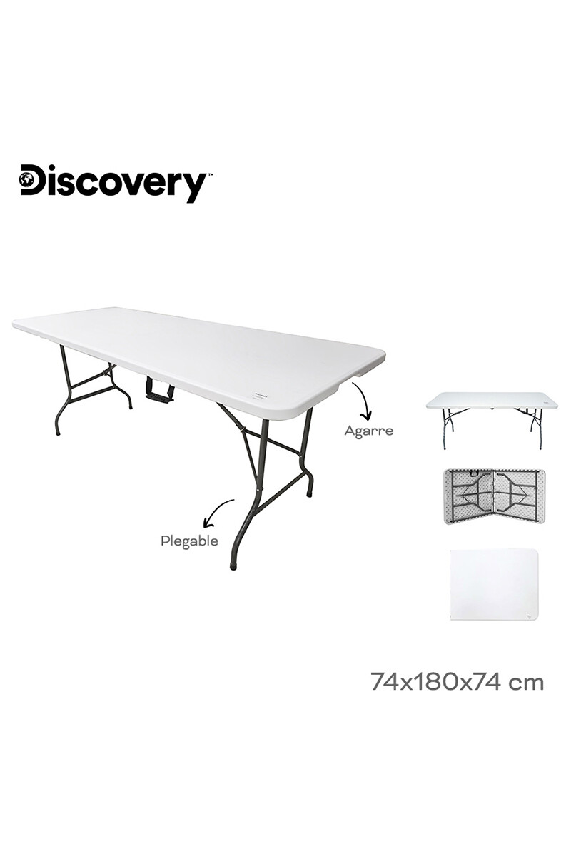 Mesa plegable Discovery Blanco