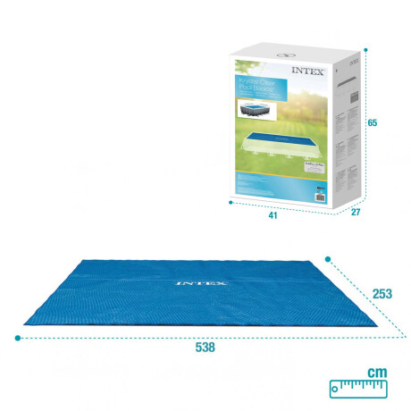 Cobertor Solar Intex Piscina Estructural 549x274 Cm Inx028016