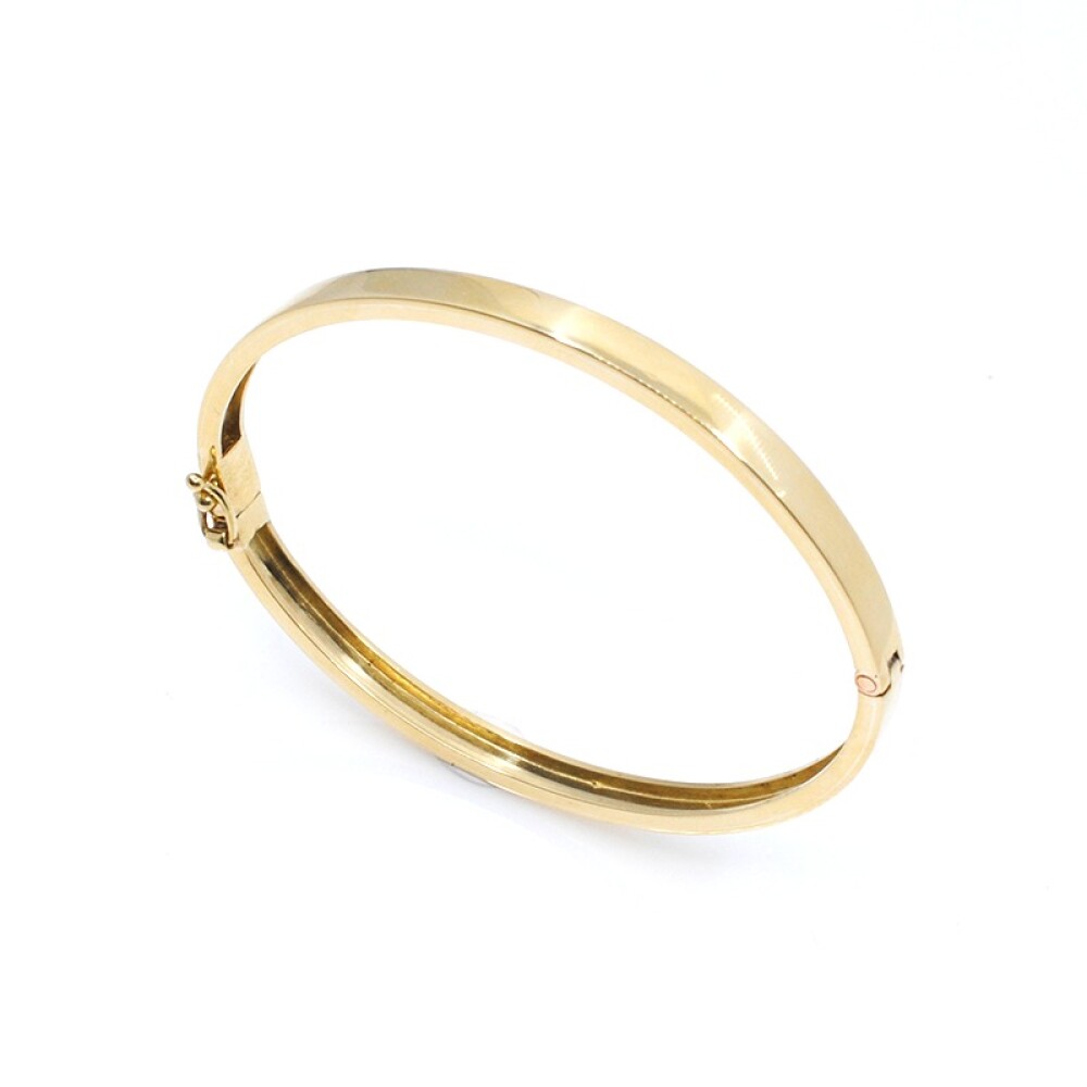 Pulsera esclava rigida en oro 18k amarillo Pulsera esclava rigida en oro 18k amarillo