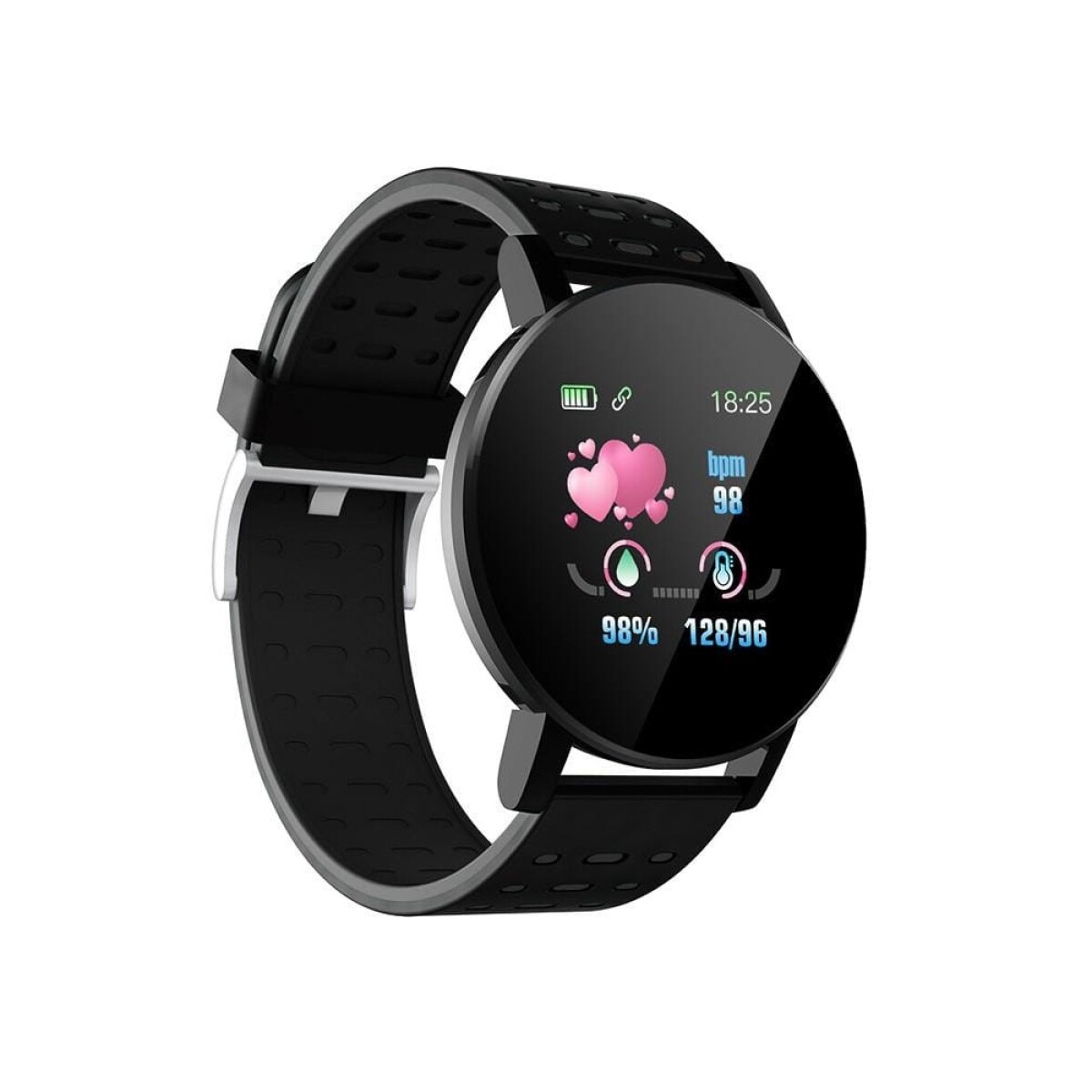 Reloj Pulsera Smartwatch 119 Plus - NEGRO 