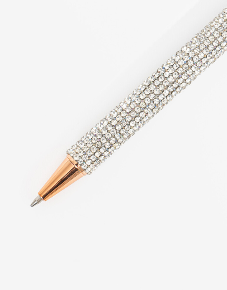 Lapices y Lapiceras Lapicera Lapicera Con Strass Cristal - Cristal