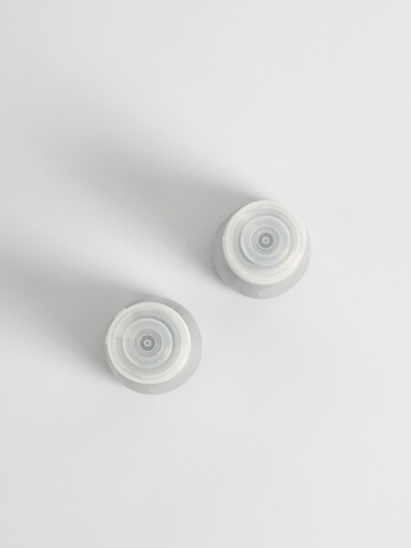 Set x2 frascos silicona 55ml Gris