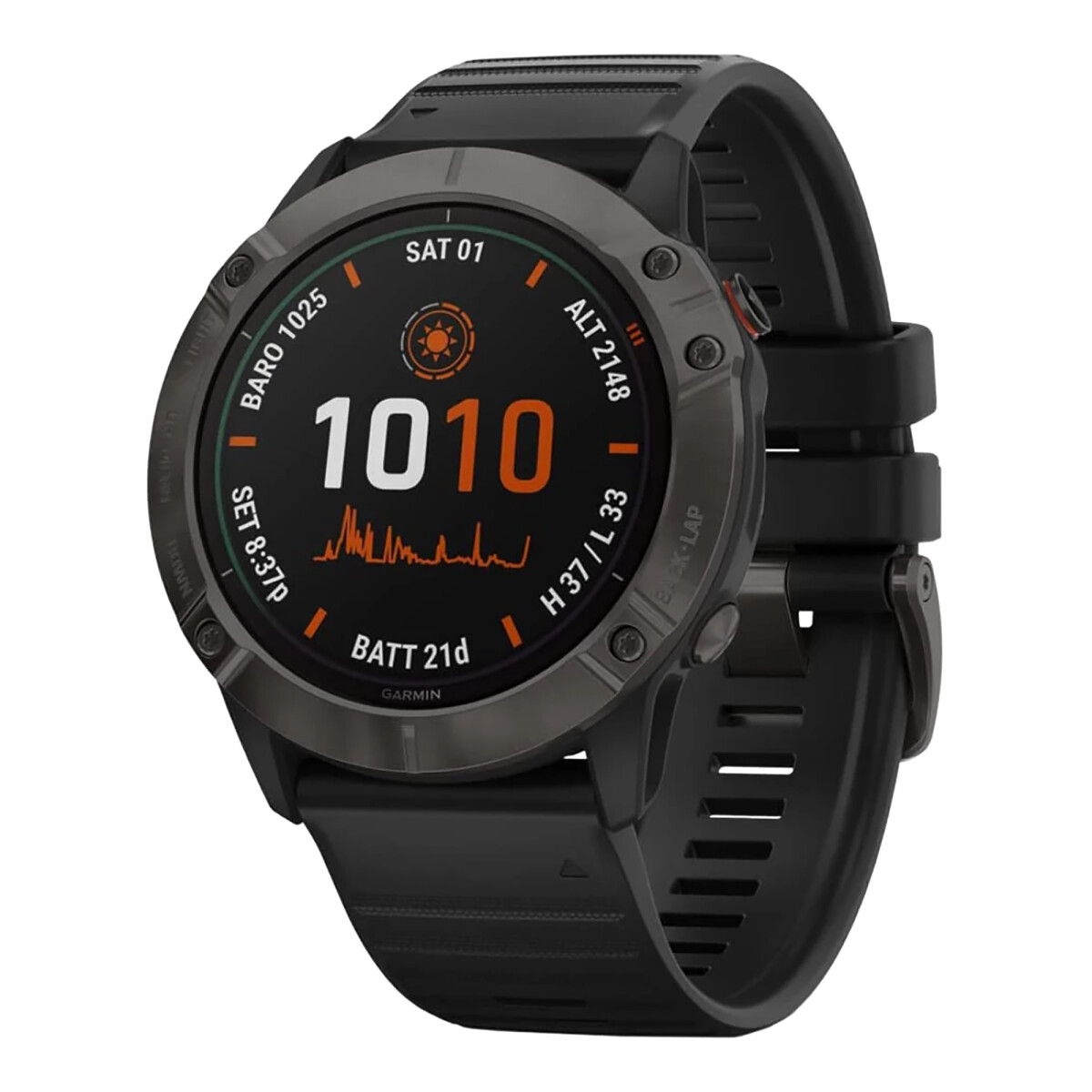 Garmin - Smartwatch Fenix 6X Pro Solar - 10 Atm. Certificación Militar. 1,4''. 32GB. Wifi Bluetooth. - 001 