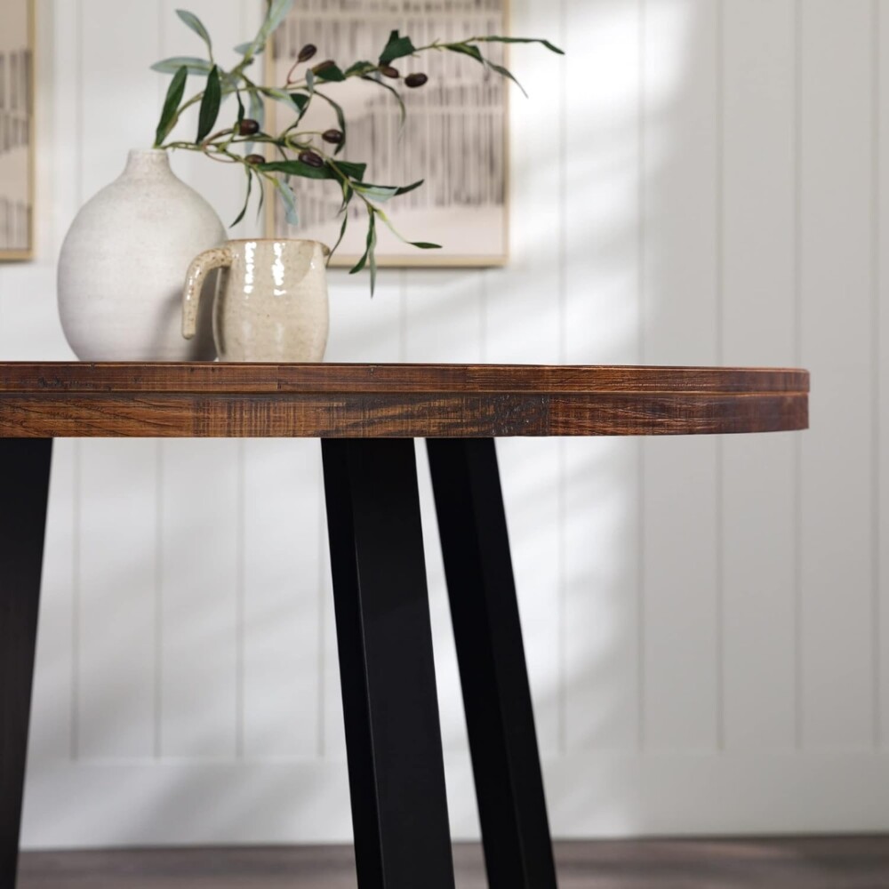Mesa de Comedor Redonda Madera natural - Niara Mesa de Comedor Redonda Madera natural - Niara