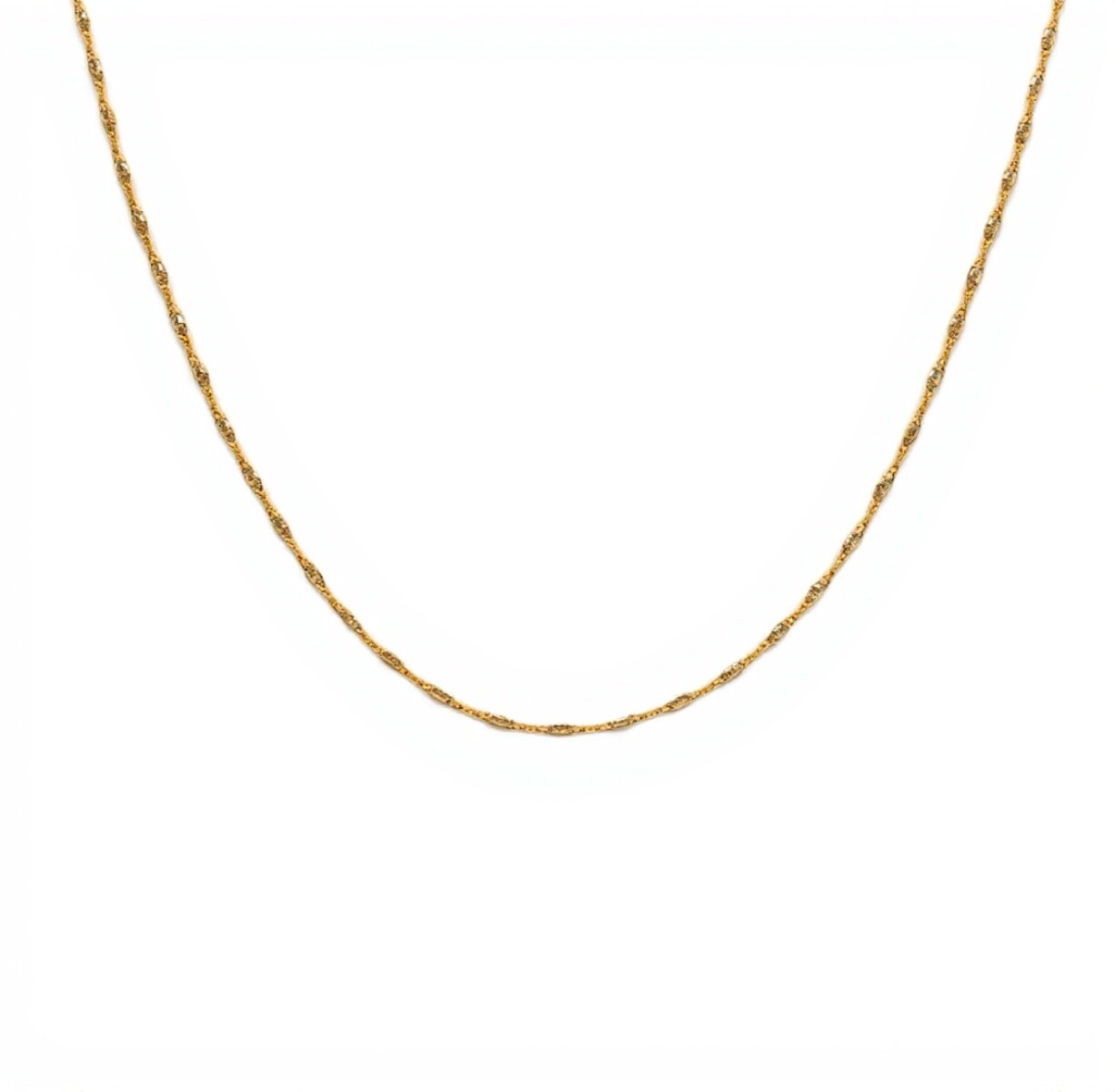 Cadena oro Singapur -Oro bajo -Sin Piedra-CD8047 - sinpiedra 