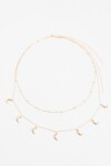 Cinto body chain lunas dorado