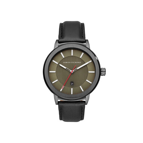 Reloj Armani Exchange Clasico Cuero Negro 0