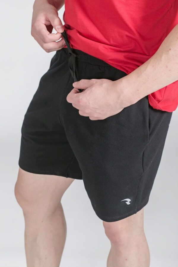 Short de Moleton. NEGRO