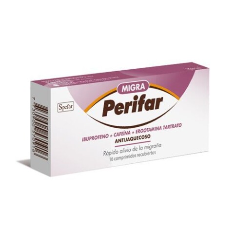 Perifar Migra 16 Comprimidos Perifar Migra 16 Comprimidos