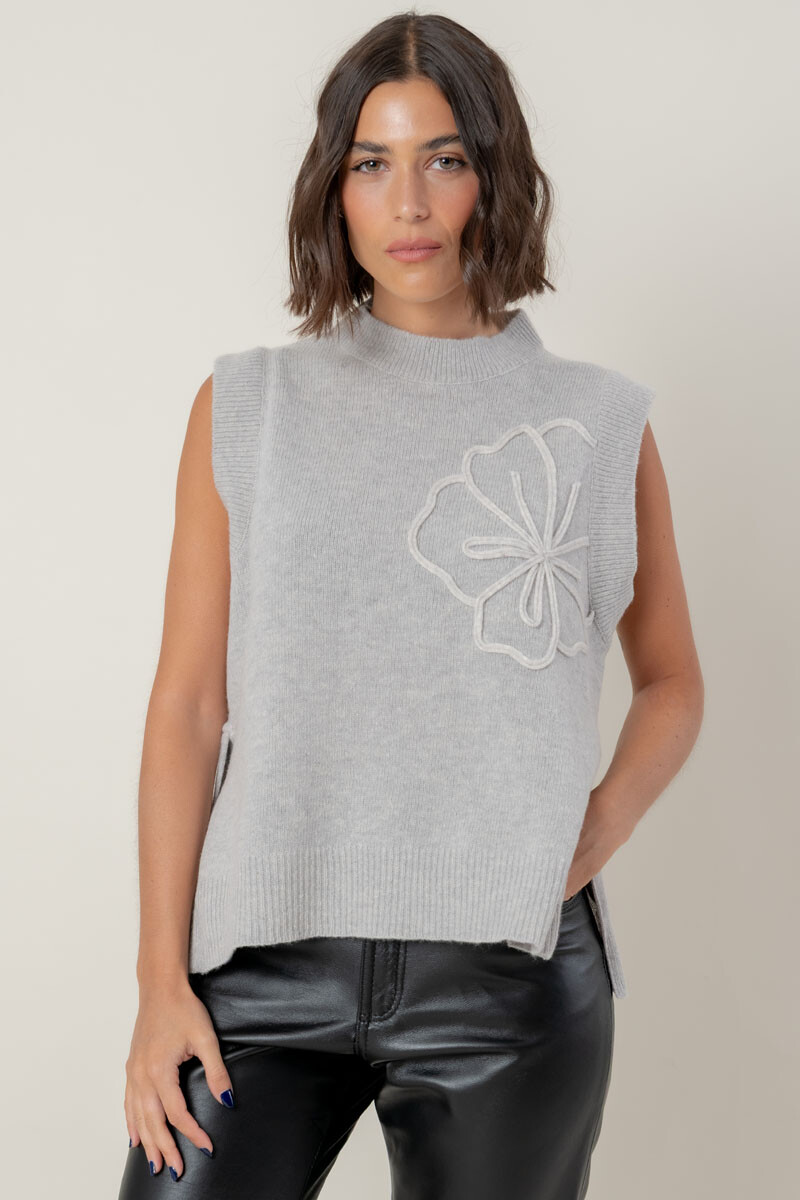 Chaleco Lirio Gris