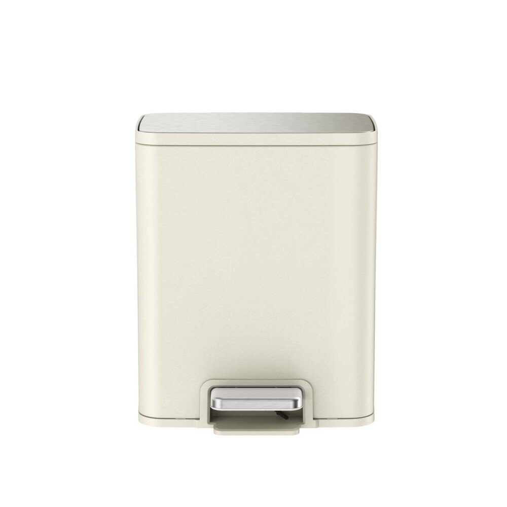 PAPELERA ACERO-INOXIDABLE BLANCO EK9161MMT