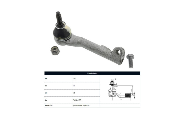 Puntero Renault Clio/Scenic/Kangoo 96-08 Izq Puntero Renault Clio/Scenic/Kangoo 96-08 Izq