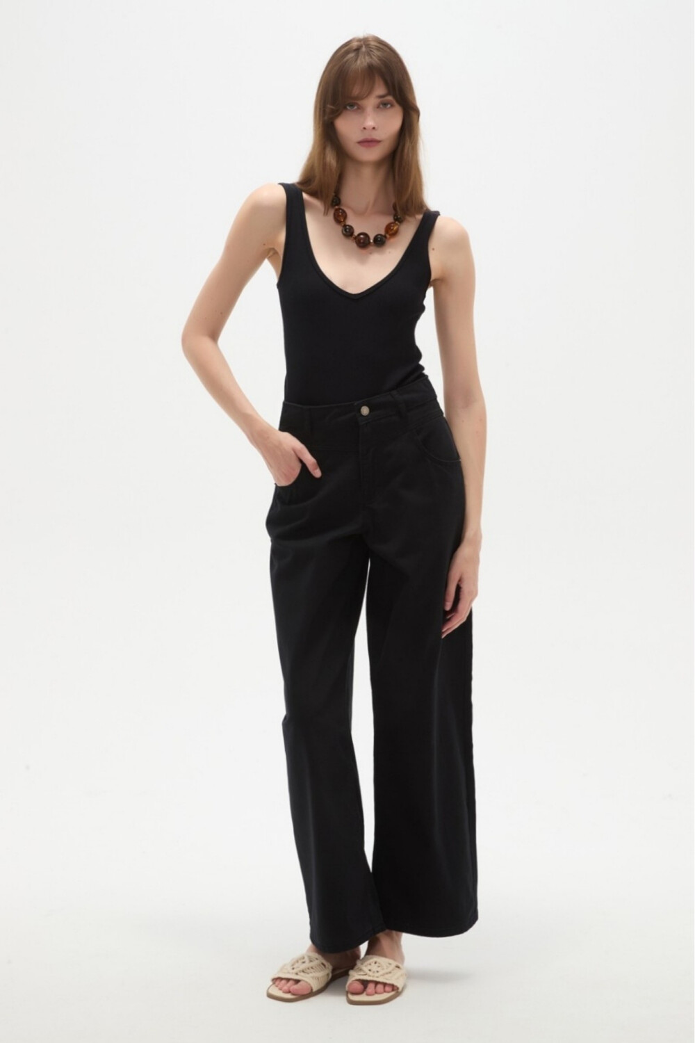 Pantalon Grava Negro