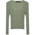 VMCECILIE LS U-NECK PULLOVER GA Hedge Green