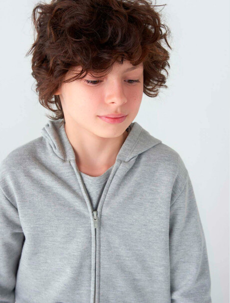 CAMPERA INFANTIL UNISSEX GRIS