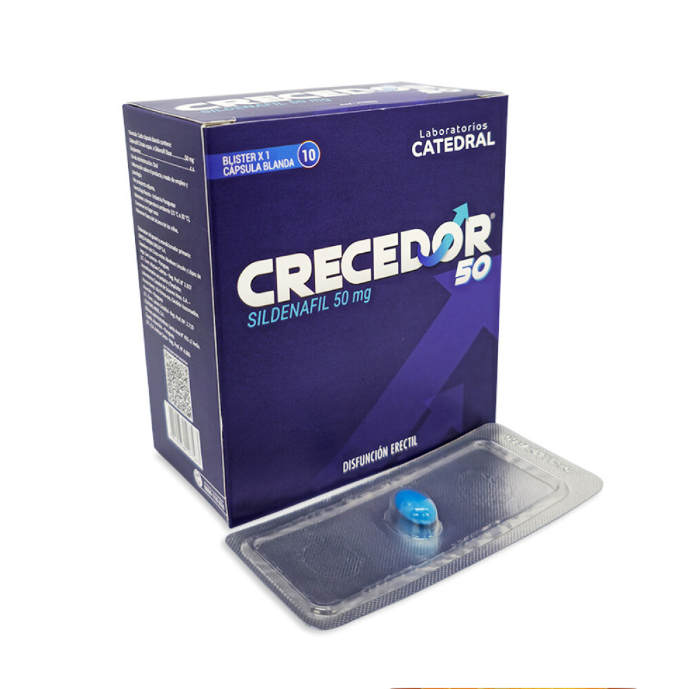 CRECEDOR 50 MG CJ X 10 BLISTERS única
