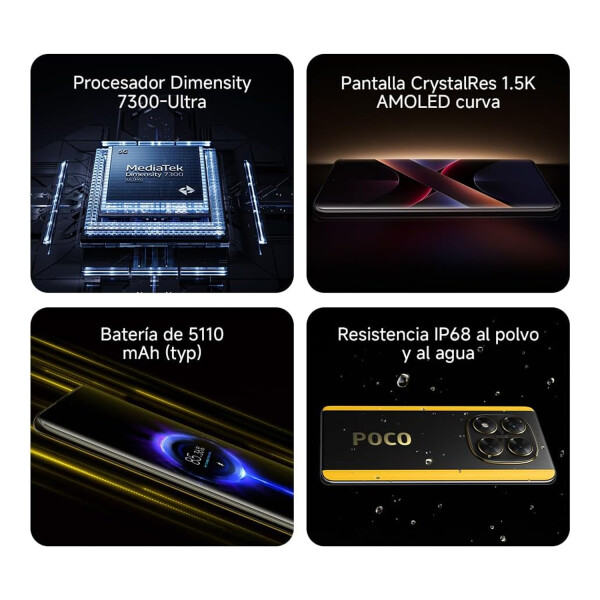 Xiaomi Poco X7 5g 8/256gb Dual Sim NEGRO