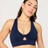 Top Oasis Twist Sports Bra Mujer Deep Navy