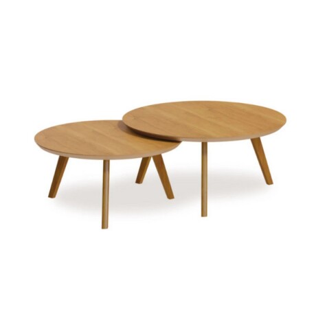 CONJUNTO DE MESA DE CENTRO CLASSIC REDONDAS NATURE. CONJUNTO DE MESA DE CENTRO CLASSIC REDONDAS NATURE.