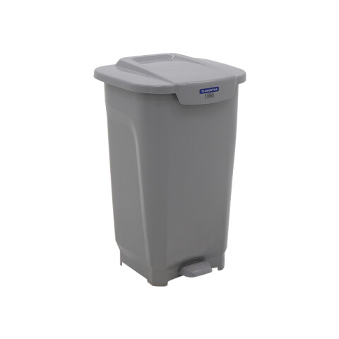 Basurero "T-FORCE" 50 Lt. en polipropileno gris -TRAMONTINA TD0450