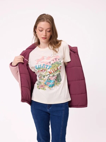 CAMPERA RUSTY ZIMMER BORDO