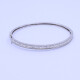Pulsera oro 18k blanco con brillantes trapecio y redondos. Pulsera oro 18k blanco con brillantes trapecio y redondos.