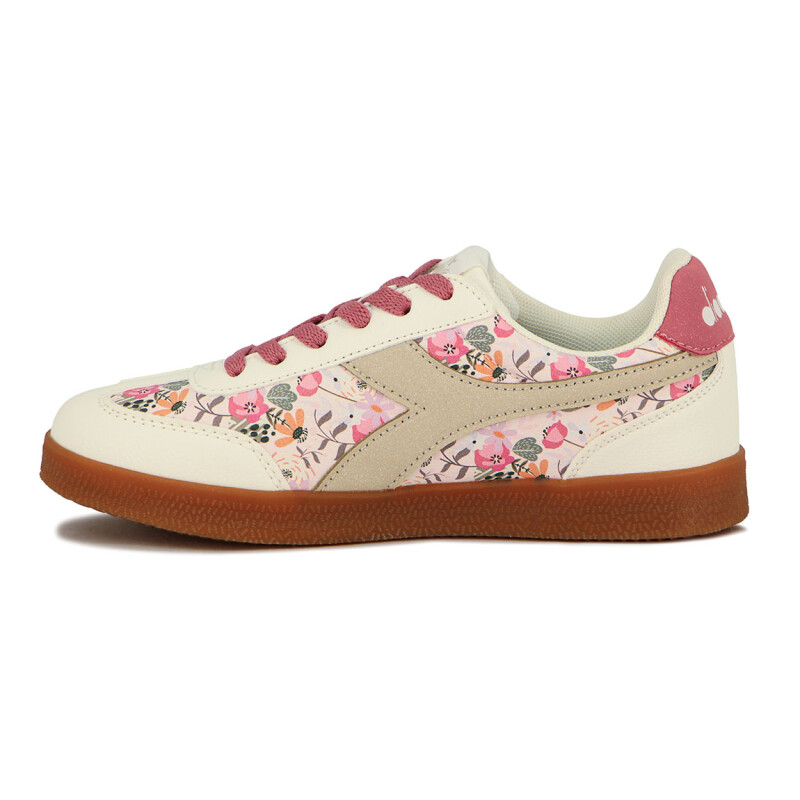 Championes Casuales Mujer Diadora Bamtelo PU Blanco-Floral