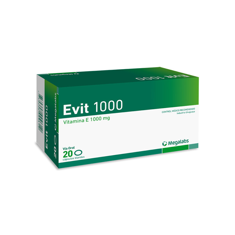 Evit 1000 Mg. 20 Caps. Evit 1000 Mg. 20 Caps.