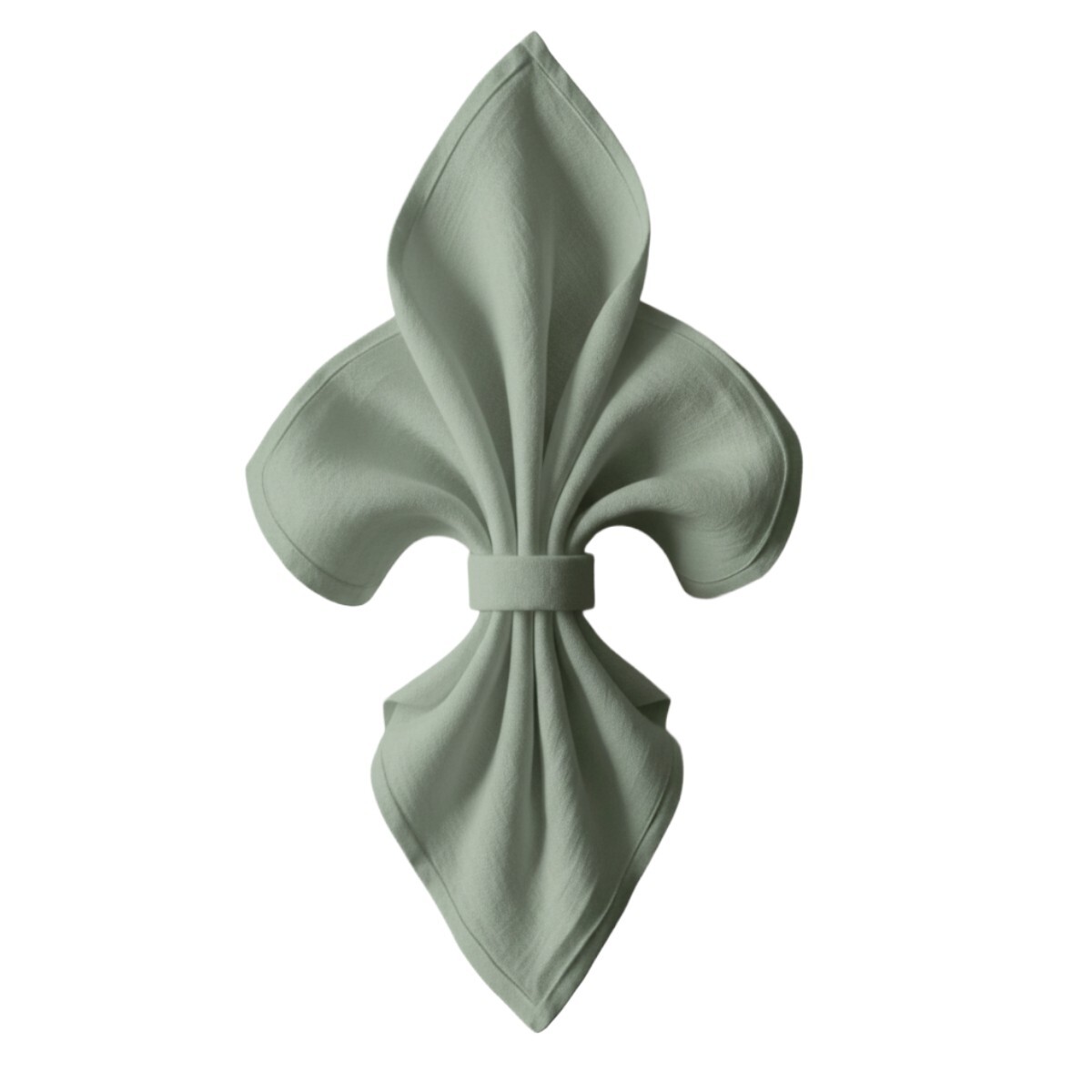 SET SERVILLETA DE TELA VERDE 40X40CM 3PZAS 