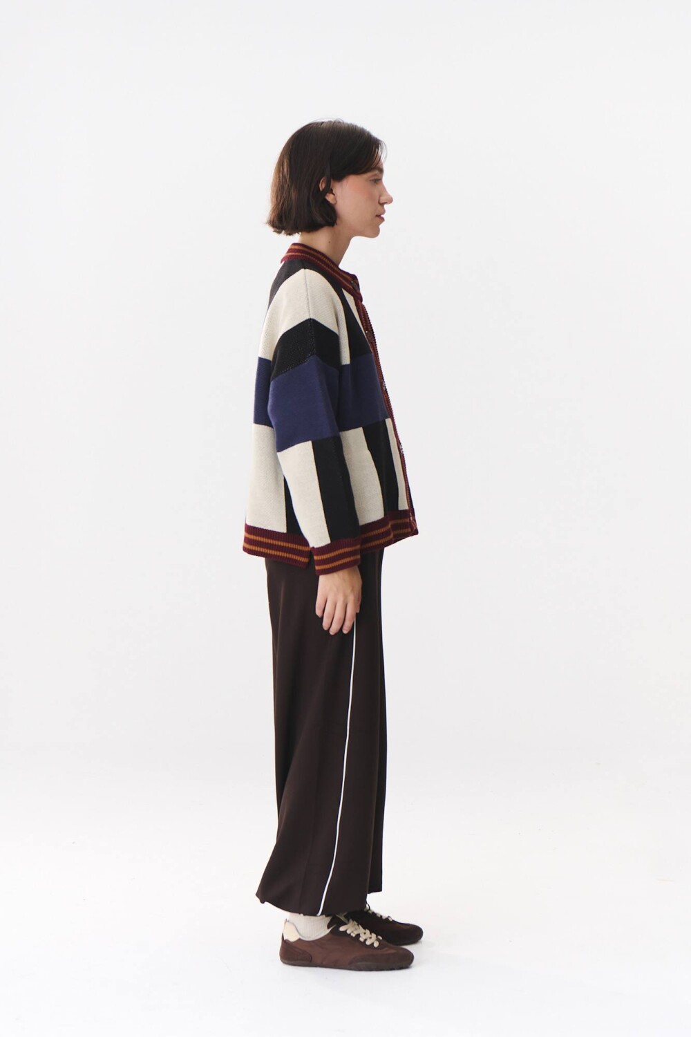 Cardigan Glory Print Negro