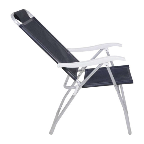 Silla Plegable de Aluminio 4 Posición Gris