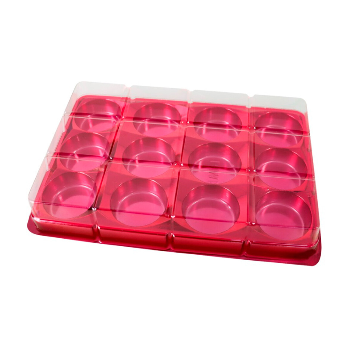 Bombonera Rectangular x12 - Rojo 