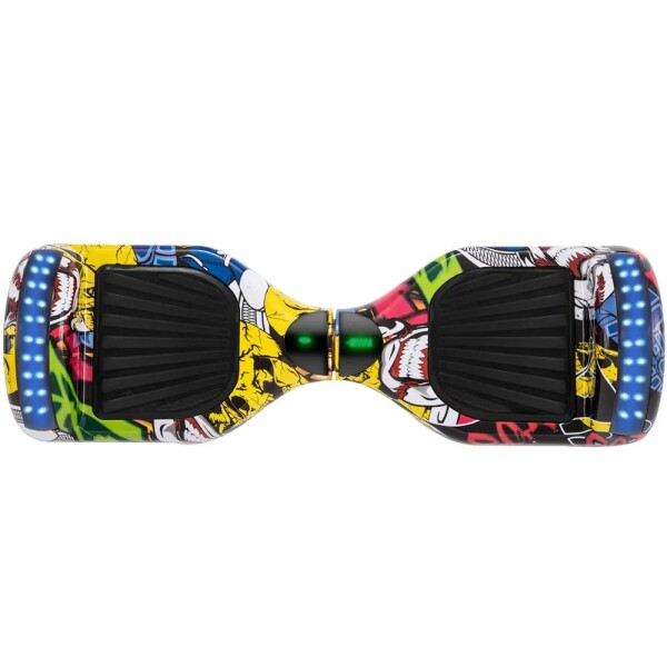 Skate Electrico Hoverboard Musica Bluetooth Luces Patineta Variante Diseño Graffiti