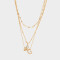 Collares Cortos De inicial Collar Corto De Inicial "g" - Dorado