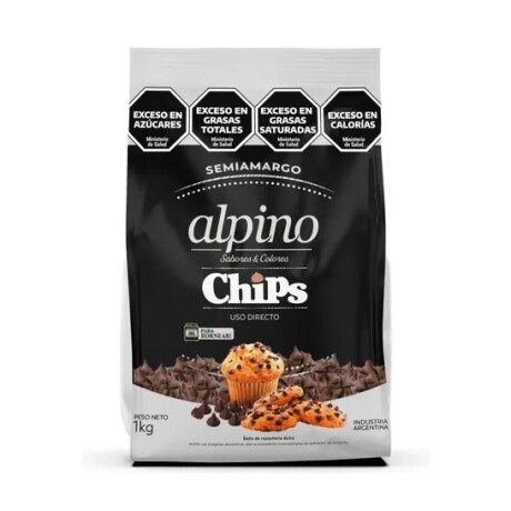 Chocolate Semi Amargo en Chips para Hornear Alpino 1KG 001