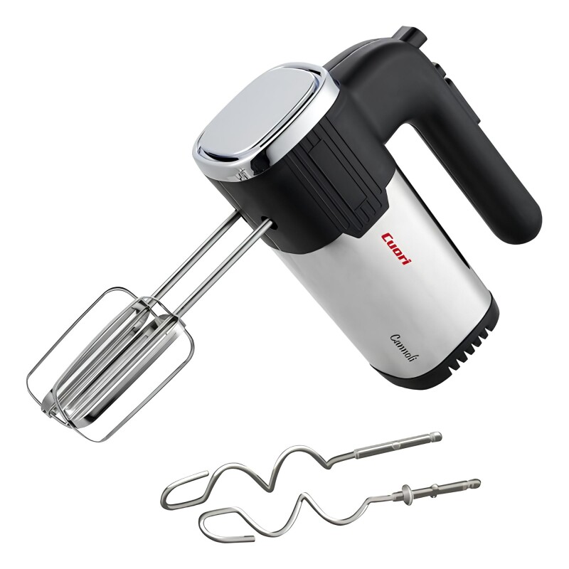 Batidora manual Cuori modelo Cannoli 300W Plateado