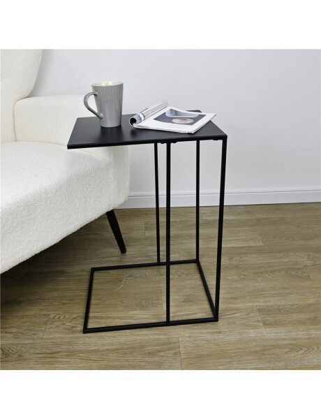 MESA AUXILIAR 40X30X58CM METAL NEGRO MESA AUXILIAR 40X30X58CM METAL NEGRO
