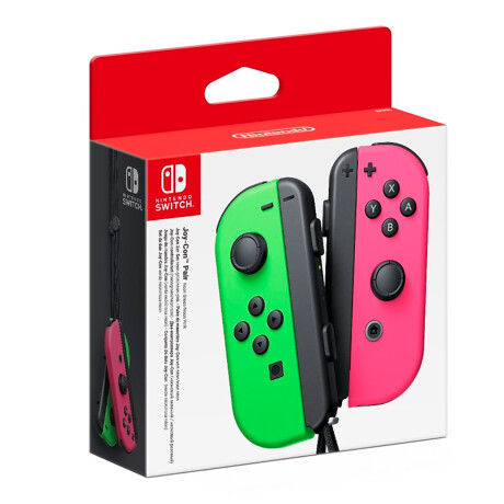 Nintendo - Switch Joy-con Neón Verde / Rosado - Incluye Controladores: Joy-con (L) y Joy-con (R). 001